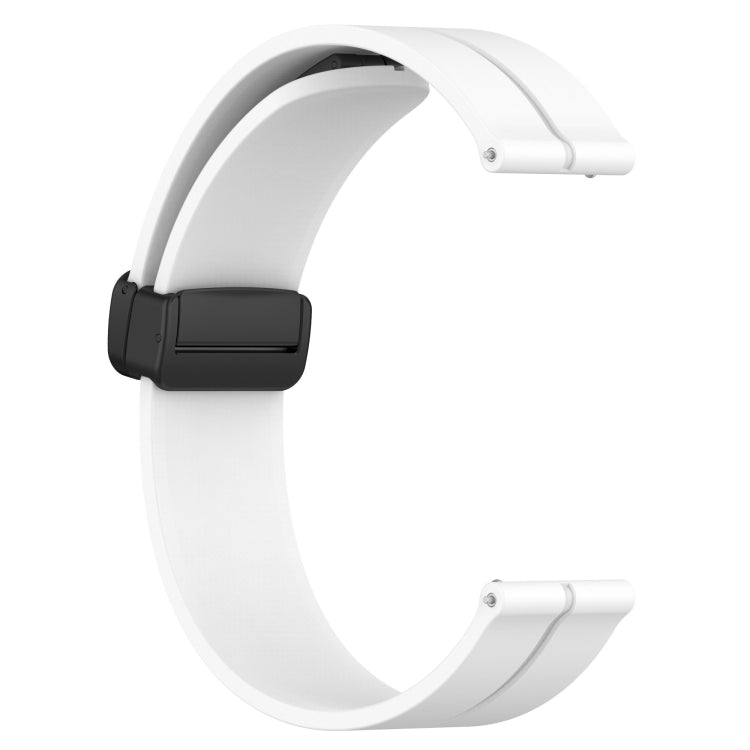 22mm Solid Color Magnetic Clasp Silicone Watch Band, For Huawei Watch 3 Pro New
