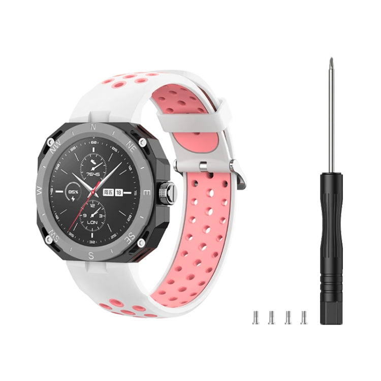 Two-Color Breathable Watch Band, For Huawei Watch GT Cyber