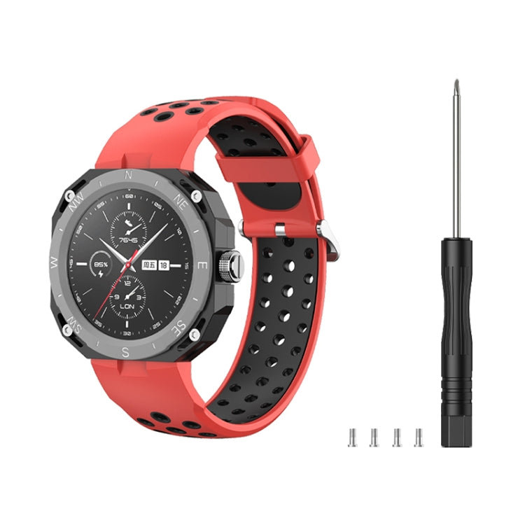 Two-Color Breathable Watch Band, For Huawei Watch GT Cyber