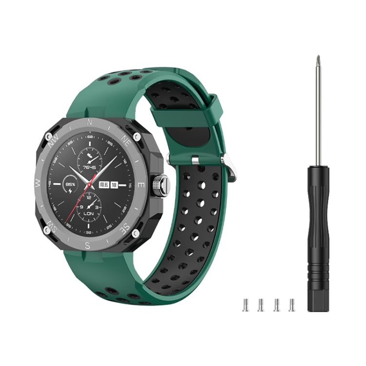 Two-Color Breathable Watch Band, For Huawei Watch GT Cyber