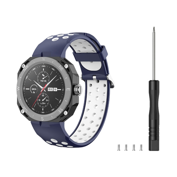 Two-Color Breathable Watch Band, For Huawei Watch GT Cyber