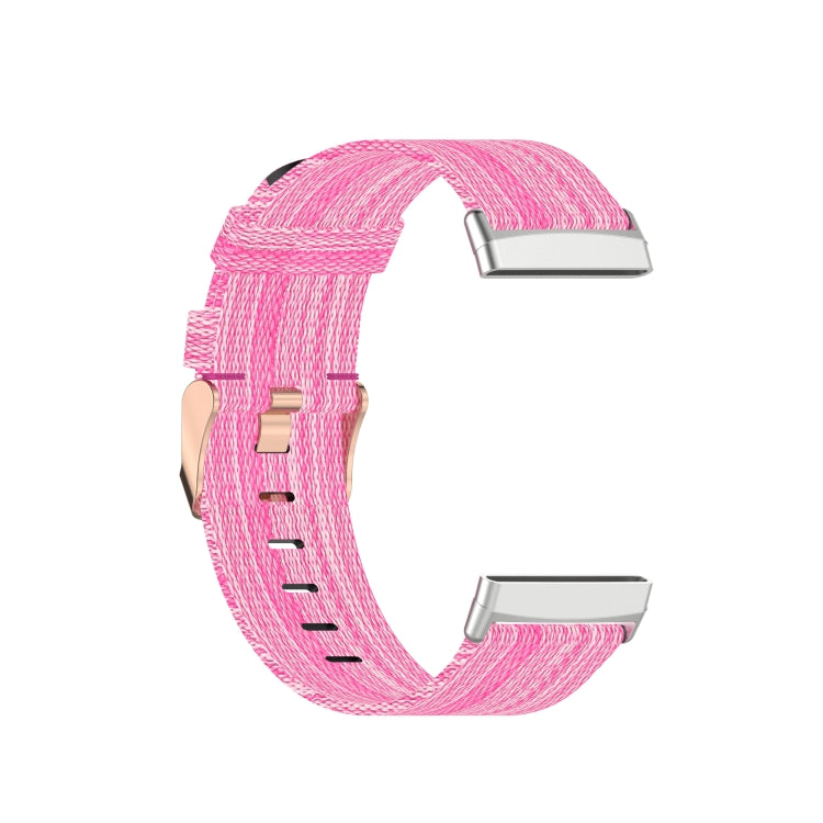 Nylon Weave Canvas Watch Band, For Fitbit Versa 3, For Fitbit Sense