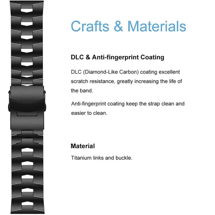 22mm Titanium Alloy Watch Band, For Amazfit Falcon