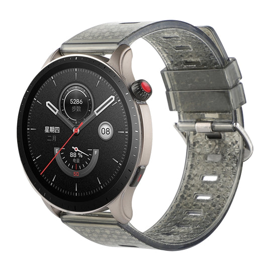 22mm Transparent Shiny Diamond TPU Watch Band, For Huawei Watch Buds, For Huawei Watch3 Pro New, For Huawei Watch GT3 Pro 46mm, For Huawei Watch GT Runne, For Huawei Watch GT3 46mm, For Huawei Watch GT2 Pro, For Honor Watch GS Pro                      ...