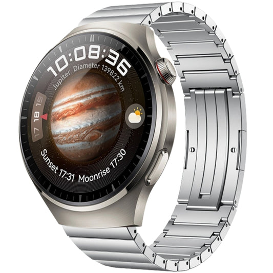 One Bead Titanium Alloy Watch Band, For Huawei Watch 4 / 4 Pro, For Huawei Watch GT 3 Pro 46mm, For Huawei Watch GT 3 46mm, For Huawei Watch GT Runner, For Huawei Watch 3 Pro, For Huawei Watch GT 2 Pro, For Honor Watch GS Pro, For Honor Magic Watch 2 4...