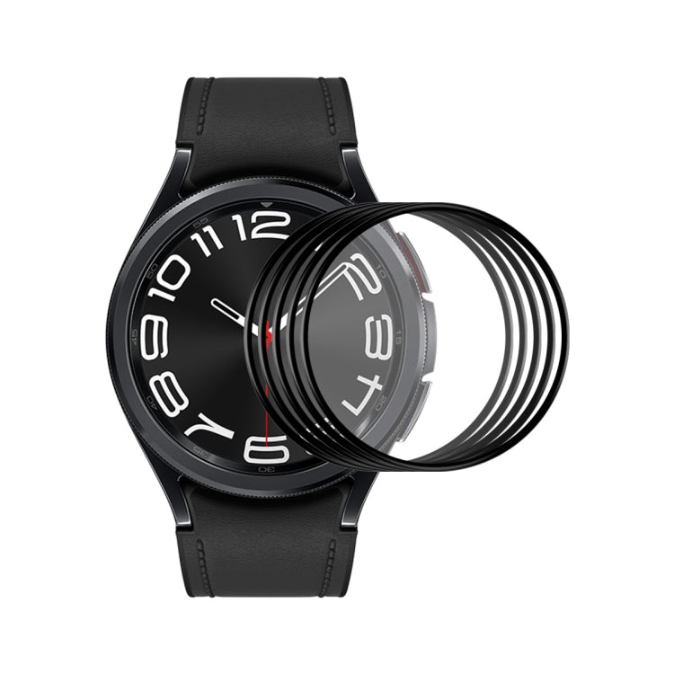 5pcs ENKAY 3D Full Coverage Soft PC Edge PMMA HD Screen Film, For Samsung Galaxy Watch Ultra 47mm / Ultra 2025, For Samsung Galaxy Watch8 Classic 46mm, For Samsung Galaxy Watch8 44mm, For Samsung Galaxy Watch8 40mm                                      ...