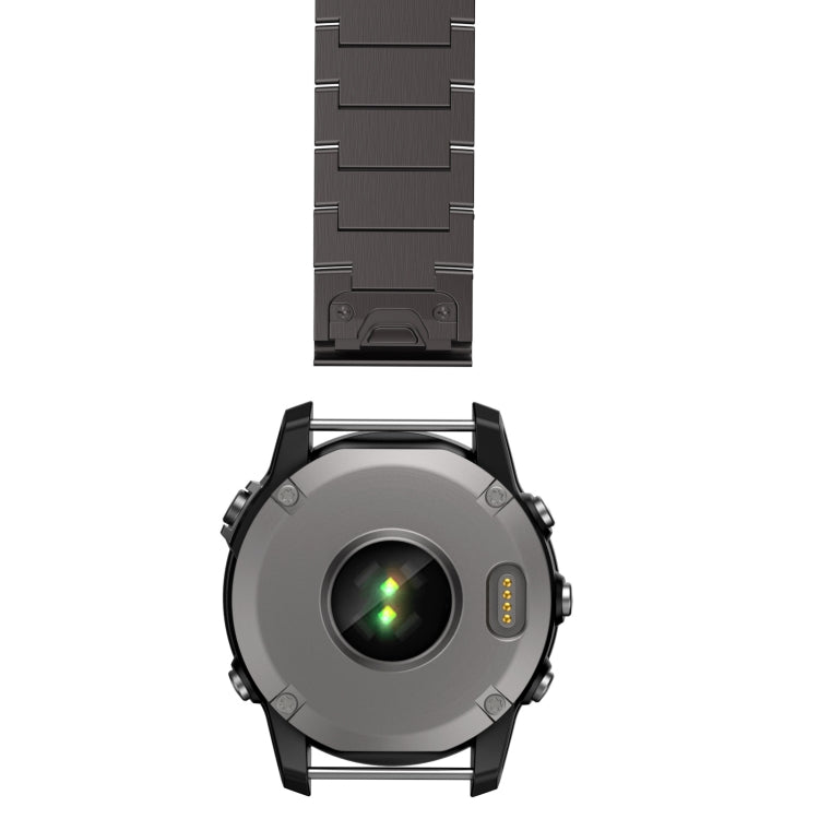 Titanium Alloy Quick Release 26mm Watch Band, For Garmin Enduro 3, For Garmin Fenix 8 MIP 51mm, For Garmin Fenix 8 AMOLED 51mm, For Garmin Fenix 7X Pro 51mm, For Garmin Epix Pro 51mm, For Garmin Instinct 2X Solar, For Garmin Enduro 2, For Garmin Enduro...
