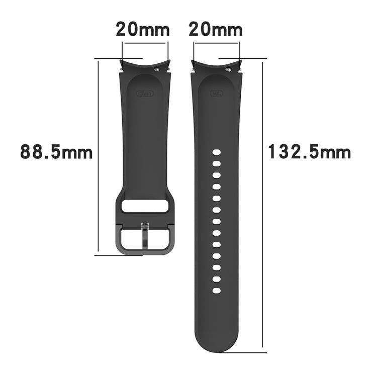 JUNSUNMAY Silicone Adjustable Strap + Full Coverage PMMA Screen Protector Kit, For Samsung Galaxy Watch6 Classic 47mm, For Samsung Galaxy Watch6 44mm, For Samsung Galaxy Watch6 40mm