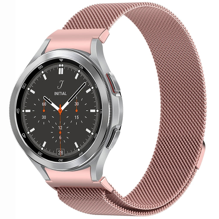 Button Style Milan Magnetic Metal Watch Band, For Samsung Galaxy Watch 6 Classic, For Samsung Galaxy Watch5 / 5 Pro, For Samsung Galaxy Watch4 / 4 Classic 46mm, For Samsung Galaxy Watch3 41mm