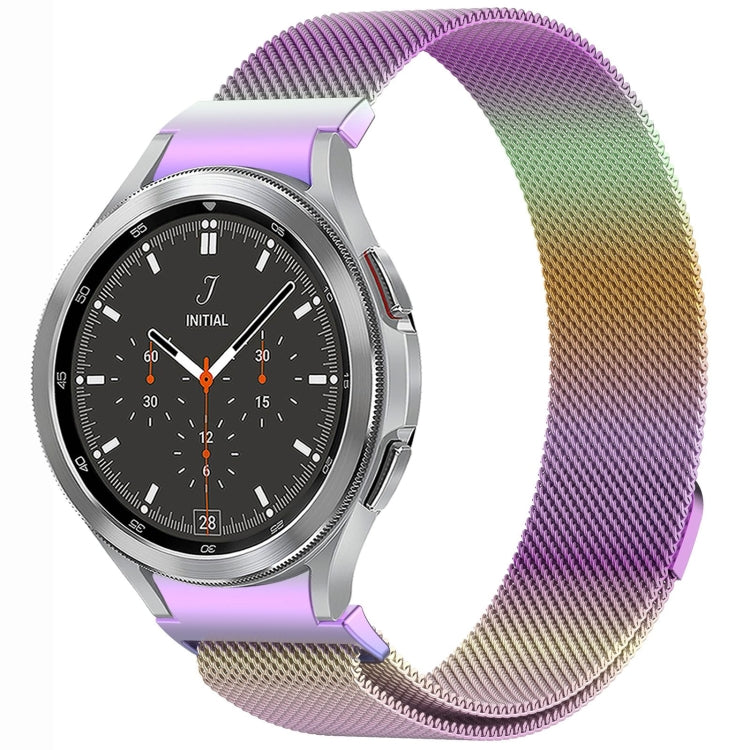 Button Style Milan Magnetic Metal Watch Band, For Samsung Galaxy Watch 6 Classic, For Samsung Galaxy Watch5 / 5 Pro, For Samsung Galaxy Watch4 / 4 Classic 46mm, For Samsung Galaxy Watch3 41mm