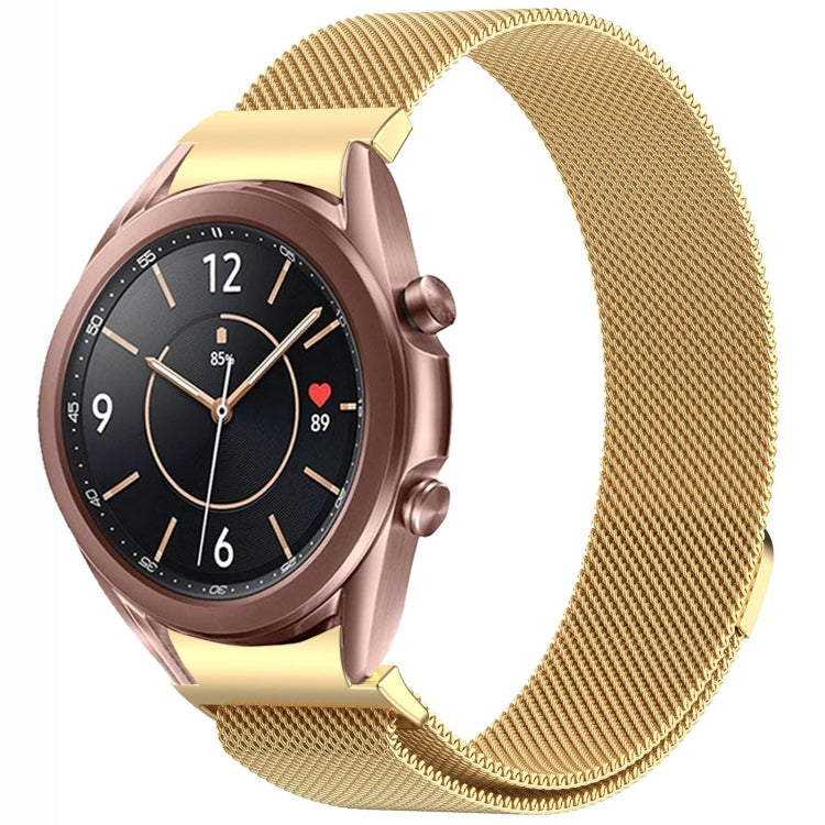 Button Style Milan Magnetic Metal Watch Band, For Samsung Galaxy Watch 6 Classic, For Samsung Galaxy Watch5 / 5 Pro, For Samsung Galaxy Watch4 / 4 Classic 46mm, For Samsung Galaxy Watch3 41mm