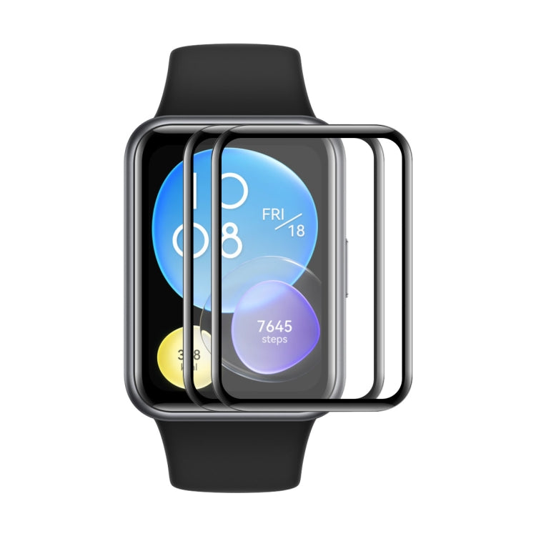 2pcs ENKAY 3D Full Coverage Soft PC Edge PMMA HD Screen Film, For Huawei Watch GT 7 Pro 46mm, For Huawei Watch GT 7 46mm, For Huawei Watch GT 7 41mm, For Huawei Watch Fit 5 Pro, For Huawei Band 11 Pro, For Huawei Band 11, For Huawei Watch GT 6 46mm    ...