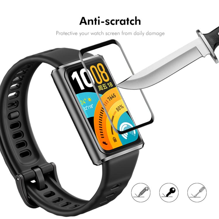 2pcs ENKAY 3D Full Coverage Soft PC Edge PMMA HD Screen Film, For Huawei Band 11 Pro, For Huawei Band 11, For Huawei Watch GT 6 46mm, For Huawei Watch GT 6 41mm, For Huawei Watch 5 42mm, For Huawei Watch 5 46mm, For Huawei Watch Fit 4 Pro              ...