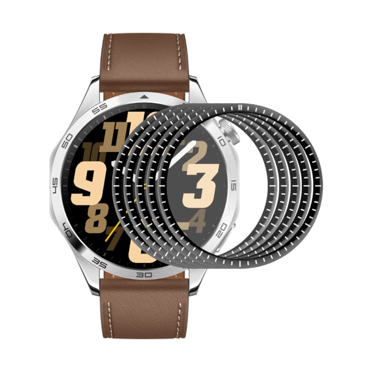 5pcs ENKAY 3D Full Coverage Soft PC Edge PMMA HD Screen Film, For Huawei Watch GT 6 46mm, For Huawei Watch GT 6 41mm, For Huawei Watch 5 42mm, For Huawei Watch 5 46mm, For Huawei Watch Fit 4 Pro, For Huawei Watch Fit 4, For Huawei Watch GT 5 Pro 46mm  ...