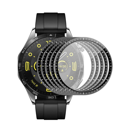 5pcs ENKAY 3D Full Coverage Soft PC Edge PMMA HD Screen Film, For Huawei Watch GT 6 46mm, For Huawei Watch GT 6 41mm, For Huawei Watch 5 42mm, For Huawei Watch 5 46mm, For Huawei Watch Fit 4 Pro, For Huawei Watch Fit 4, For Huawei Watch GT 5 Pro 46mm  ...