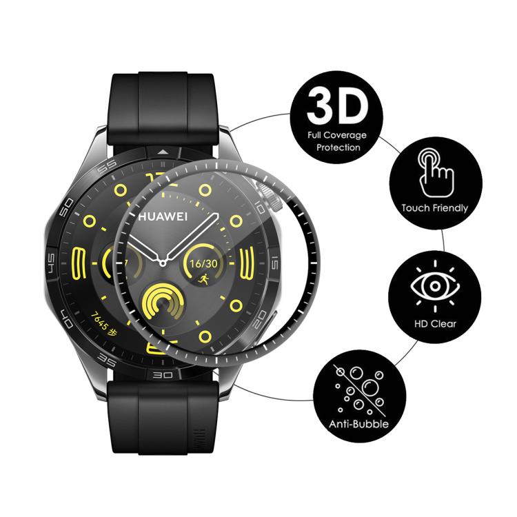 5pcs ENKAY 3D Full Coverage Soft PC Edge PMMA HD Screen Film, For Huawei Watch GT 6 46mm, For Huawei Watch GT 6 41mm, For Huawei Watch 5 42mm, For Huawei Watch 5 46mm, For Huawei Watch Fit 4 Pro, For Huawei Watch Fit 4, For Huawei Watch GT 5 Pro 46mm  ...