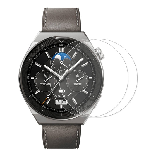 2pcs ENKAY Hat-Prince 0.2mm 9H Tempered Glass Screen Protector Watch Film, For Huawei Watch GT 5 46mm, For Huawei Watch GT 5 41mm, For Huawei Watch GT 4 46mm, For Huawei Watch GT 4 41mm