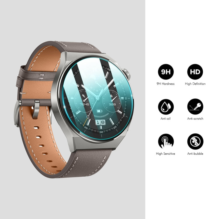 2pcs ENKAY Hat-Prince 0.2mm 9H Tempered Glass Screen Protector Watch Film, For Huawei Watch GT 5 46mm, For Huawei Watch GT 5 41mm, For Huawei Watch GT 4 46mm, For Huawei Watch GT 4 41mm