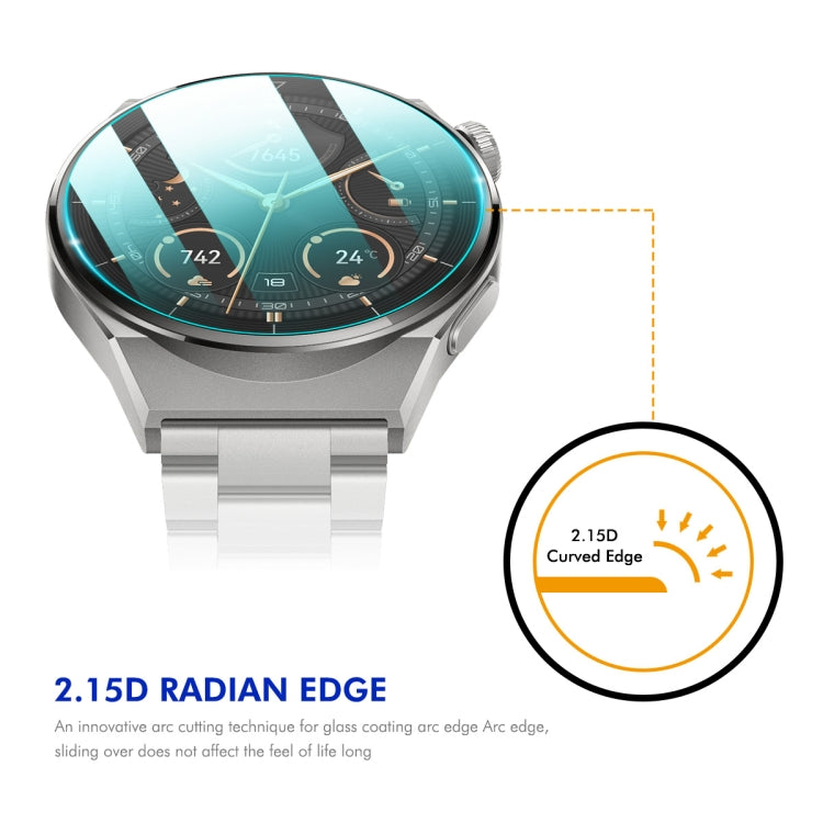 2pcs ENKAY Hat-Prince 0.2mm 9H Tempered Glass Screen Protector Watch Film, For Huawei Watch GT 5 46mm, For Huawei Watch GT 5 41mm, For Huawei Watch GT 4 46mm, For Huawei Watch GT 4 41mm