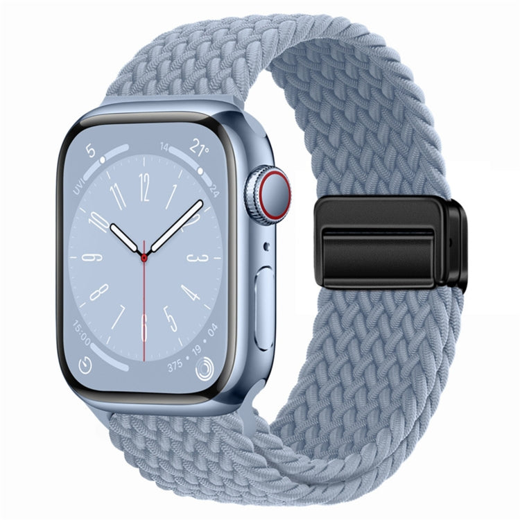 Nylon Woven Magnetic Fold Buckle Watch Band, For Apple Watch Ultra 2 49mm, For Apple Watch Series 9 45mm