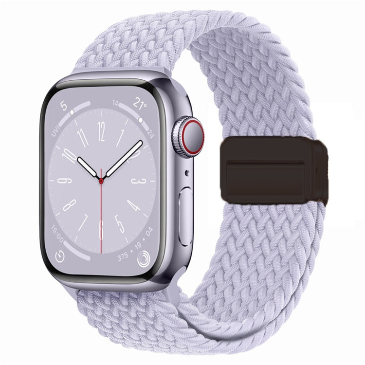 Nylon Woven Magnetic Fold Buckle Watch Band, For Apple Watch Ultra 2 49mm, For Apple Watch Series 9 45mm