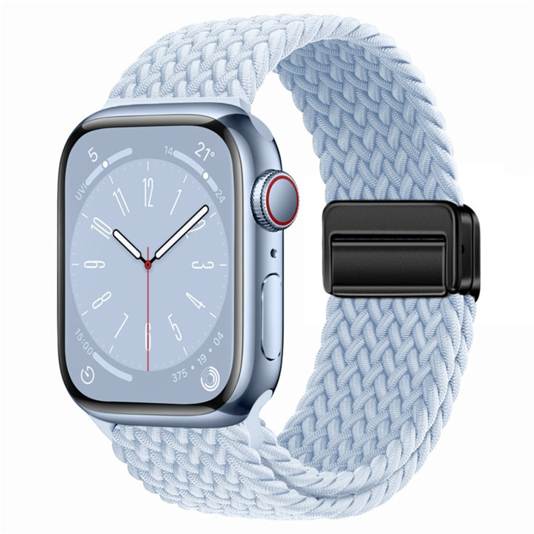 Nylon Woven Magnetic Fold Buckle Watch Band, For Apple Watch Ultra 2 49mm, For Apple Watch Series 9 45mm