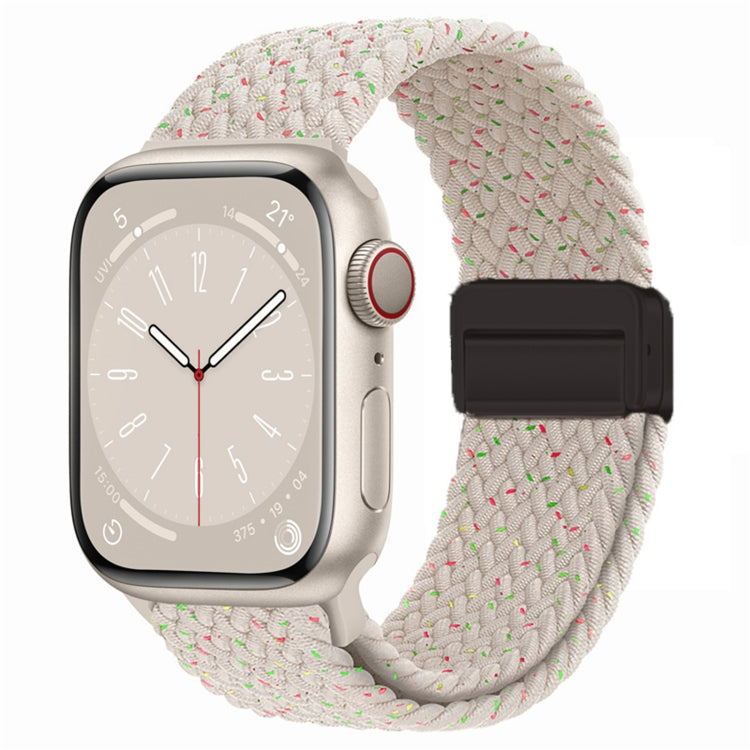 Nylon Woven Magnetic Fold Buckle Watch Band, For Apple Watch Series 9 41mm, For Apple Watch Ultra 49mm