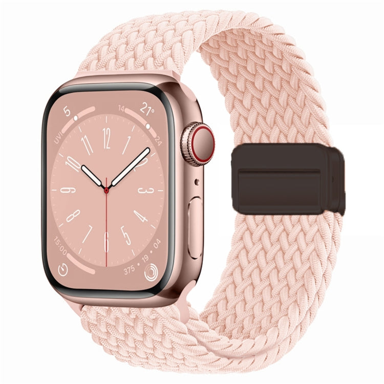 Nylon Woven Magnetic Fold Buckle Watch Band, For Apple Watch Series 9 41mm, For Apple Watch Ultra 49mm