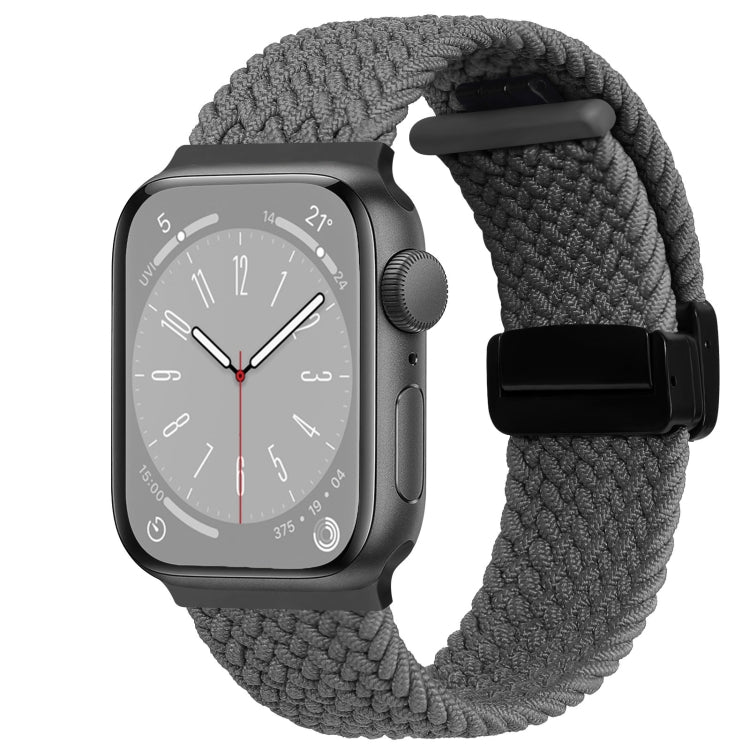 Nylon Woven Magnetic Fold Buckle Watch Band, For Apple Watch SE 2022 40mm, For Apple Watch SE 2022 44mm