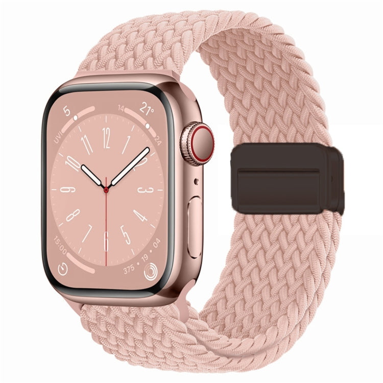 Nylon Woven Magnetic Fold Buckle Watch Band, For Apple Watch Series 7 41mm, For Apple Watch Series 7 45mm