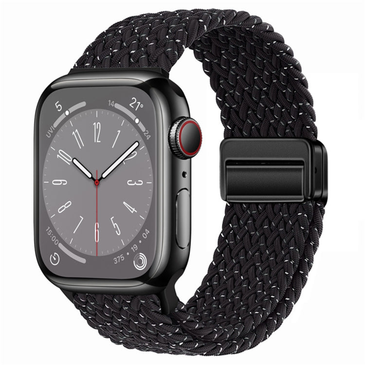 Nylon Woven Magnetic Fold Buckle Watch Band, For Apple Watch Series 6 40mm, For Apple Watch Series 6 44mm