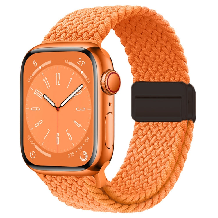 Nylon Woven Magnetic Fold Buckle Watch Band, For Apple Watch Series 6 40mm, For Apple Watch Series 6 44mm