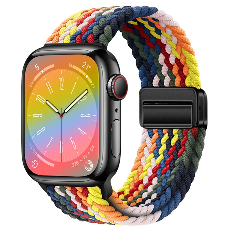 Nylon Woven Magnetic Fold Buckle Watch Band, For Apple Watch Series 5 44mm, For Apple Watch Series 5 40mm