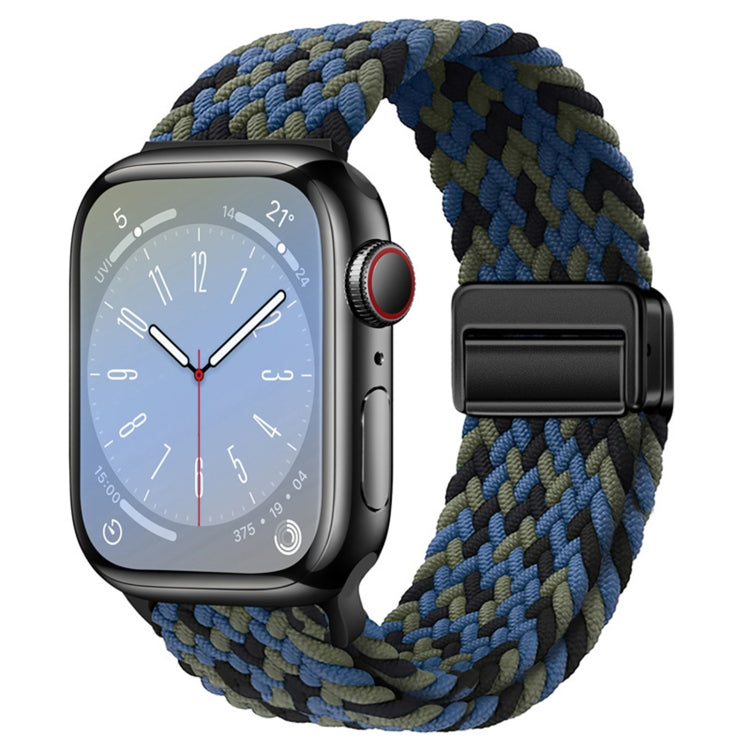 Nylon Woven Magnetic Fold Buckle Watch Band, For Apple Watch Series 5 44mm, For Apple Watch Series 5 40mm