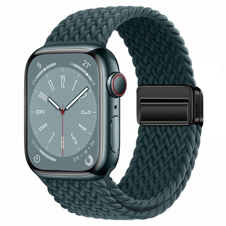 Nylon Woven Magnetic Fold Buckle Watch Band, For Apple Watch Series 5 44mm, For Apple Watch Series 5 40mm