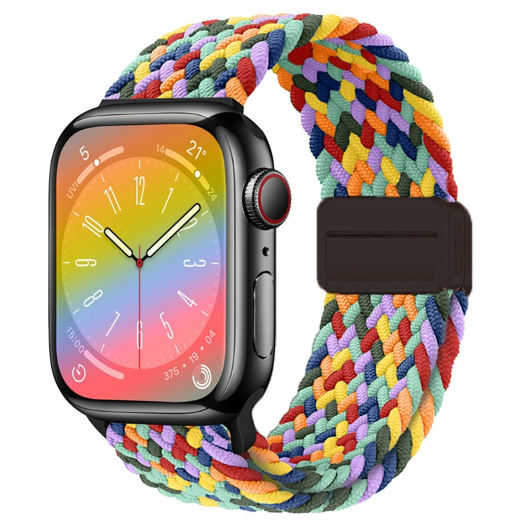 Nylon Woven Magnetic Fold Buckle Watch Band, For Apple Watch Series 5 44mm, For Apple Watch Series 5 40mm