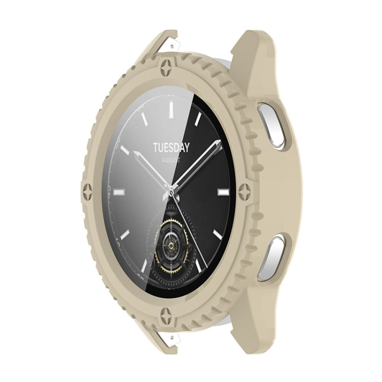 ENKAY Hat-Prince Full Coverage Tempered Glass Film Integrated PC Watch Cover, For Redmi Watch 6, For Xiaomi Watch S3