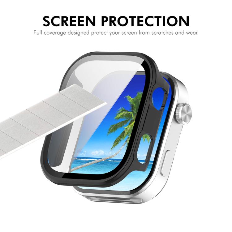 ENKAY Hat-Prince Full Coverage Tempered Glass Film Integrated PC Watch Cover, For Redmi Watch 6, For Xiaomi Watch S3