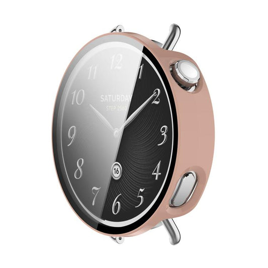 ENKAY Hat-Prince Full Coverage Tempered Glass Film Integrated PC Watch Case, For Xiaomi Watch S5 41mm, For Redmi Watch 6 Lite, For Redmi Watch 6 Active, For Redmi Watch 6, For Xiaomi Watch S3