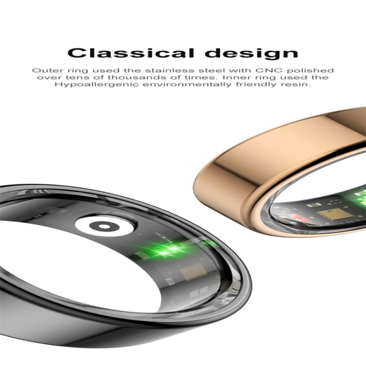 R02 SIZE 9 Smart Ring, Support Heart Rate / Blood Oxygen / Sleep Monitoring / Multiple Sports Modes