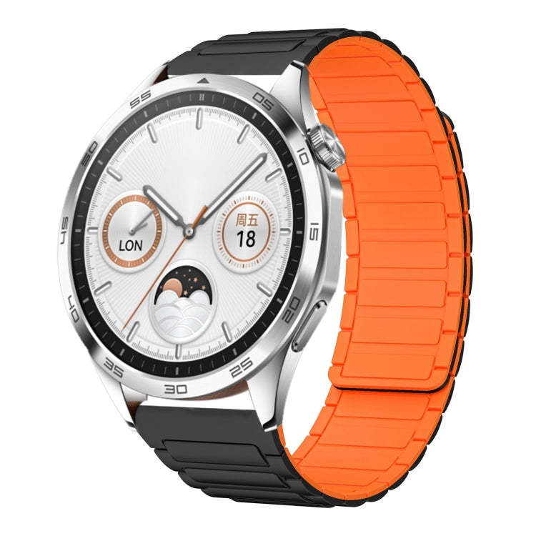 22mm I-shaped Magnetic Silicone Watch Band, For Huawei Watch GT4 46mm, For Huawei Watch 4 Pro, For Huawei Watch 4, For Huawei Watch Ultimate, For Huawei Watch Buds, For Huawei Watch GT 3 SE, For Huawei Watch 3 Pro New, For Huawei Watch GT 3 Pro 46mm