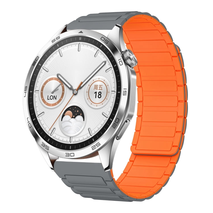 22mm I-shaped Magnetic Silicone Watch Band, For Huawei Watch GT4 46mm, For Huawei Watch 4 Pro, For Huawei Watch 4, For Huawei Watch Ultimate, For Huawei Watch Buds, For Huawei Watch GT 3 SE, For Huawei Watch 3 Pro New, For Huawei Watch GT 3 Pro 46mm