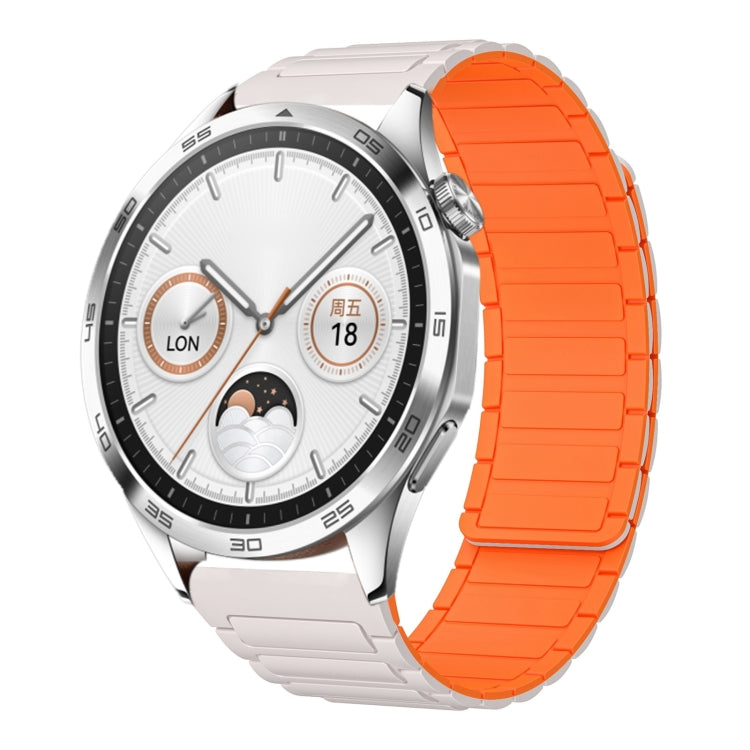 22mm I-shaped Magnetic Silicone Watch Band, For Huawei Watch GT4 46mm, For Huawei Watch 4 Pro, For Huawei Watch 4, For Huawei Watch Ultimate, For Huawei Watch Buds, For Huawei Watch GT 3 SE, For Huawei Watch 3 Pro New, For Huawei Watch GT 3 Pro 46mm