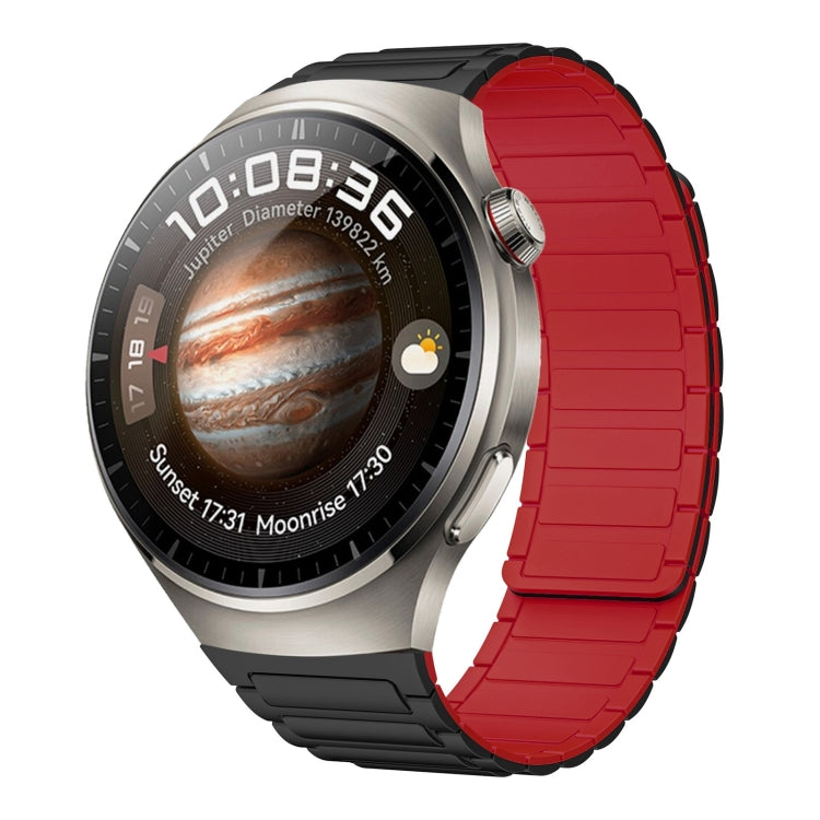 22mm I-shaped Magnetic Silicone Watch Band, For Huawei Watch GT4 46mm, For Huawei Watch 4 Pro, For Huawei Watch 4, For Huawei Watch Ultimate, For Huawei Watch Buds, For Huawei Watch GT 3 SE, For Huawei Watch 3 Pro New, For Huawei Watch GT 3 Pro 46mm