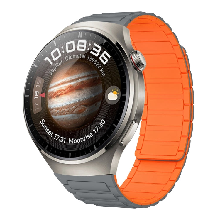 22mm I-shaped Magnetic Silicone Watch Band, For Huawei Watch GT4 46mm, For Huawei Watch 4 Pro, For Huawei Watch 4, For Huawei Watch Ultimate, For Huawei Watch Buds, For Huawei Watch GT 3 SE, For Huawei Watch 3 Pro New, For Huawei Watch GT 3 Pro 46mm