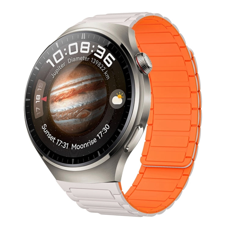 22mm I-shaped Magnetic Silicone Watch Band, For Huawei Watch GT4 46mm, For Huawei Watch 4 Pro, For Huawei Watch 4, For Huawei Watch Ultimate, For Huawei Watch Buds, For Huawei Watch GT 3 SE, For Huawei Watch 3 Pro New, For Huawei Watch GT 3 Pro 46mm