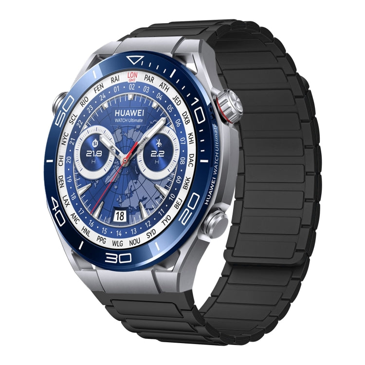 22mm I-shaped Magnetic Silicone Watch Band, For Huawei Watch GT4 46mm, For Huawei Watch 4 Pro, For Huawei Watch 4, For Huawei Watch Ultimate, For Huawei Watch Buds, For Huawei Watch GT 3 SE, For Huawei Watch 3 Pro New, For Huawei Watch GT 3 Pro 46mm