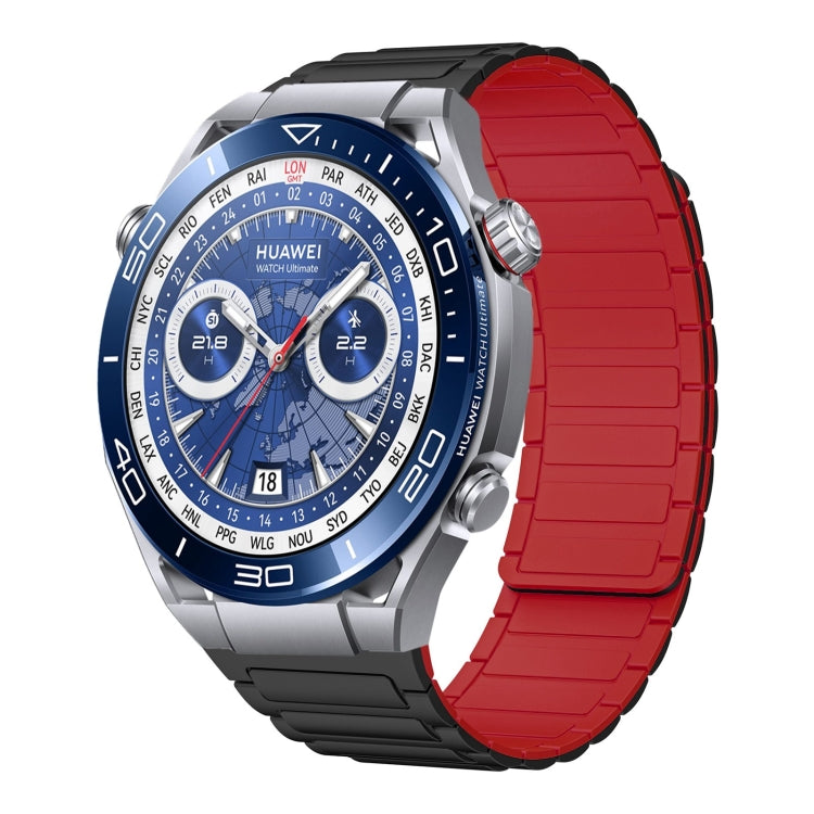 22mm I-shaped Magnetic Silicone Watch Band, For Huawei Watch GT4 46mm, For Huawei Watch 4 Pro, For Huawei Watch 4, For Huawei Watch Ultimate, For Huawei Watch Buds, For Huawei Watch GT 3 SE, For Huawei Watch 3 Pro New, For Huawei Watch GT 3 Pro 46mm