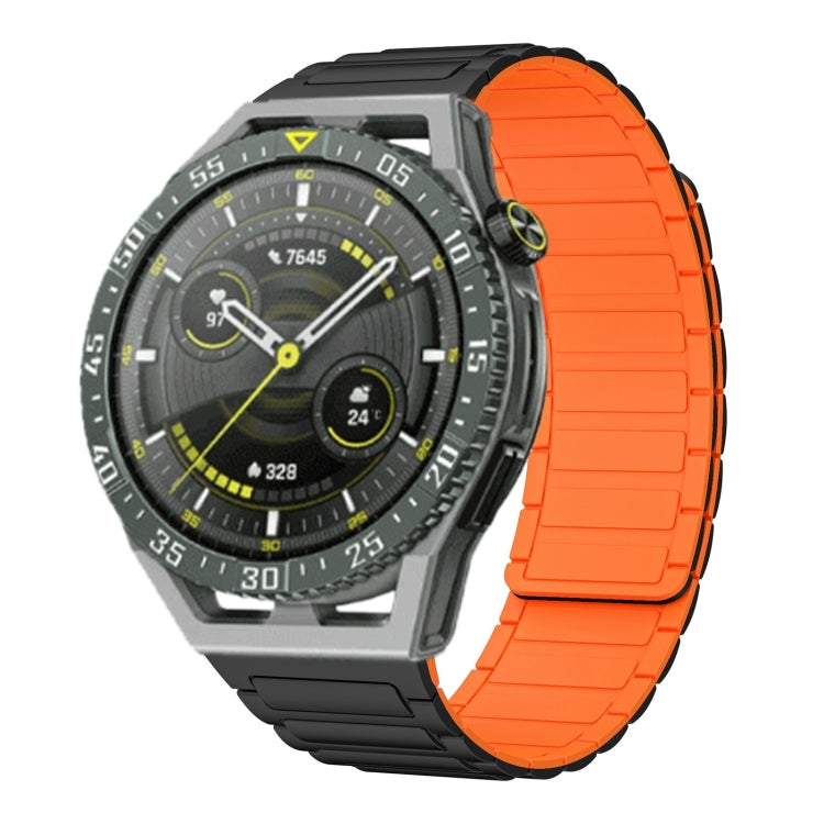 22mm I-shaped Magnetic Silicone Watch Band, For Huawei Watch GT4 46mm, For Huawei Watch 4 Pro, For Huawei Watch 4, For Huawei Watch Ultimate, For Huawei Watch Buds, For Huawei Watch GT 3 SE, For Huawei Watch 3 Pro New, For Huawei Watch GT 3 Pro 46mm