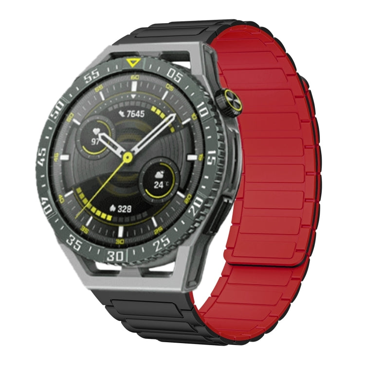 22mm I-shaped Magnetic Silicone Watch Band, For Huawei Watch GT4 46mm, For Huawei Watch 4 Pro, For Huawei Watch 4, For Huawei Watch Ultimate, For Huawei Watch Buds, For Huawei Watch GT 3 SE, For Huawei Watch 3 Pro New, For Huawei Watch GT 3 Pro 46mm